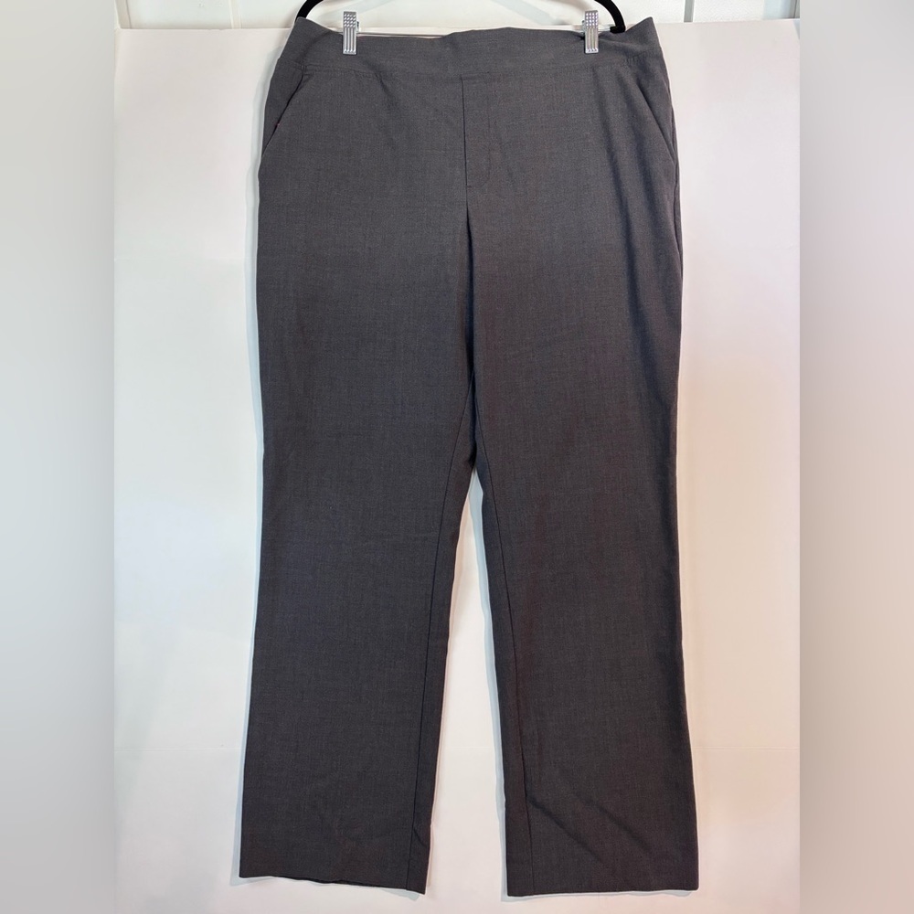 Time and Tru Women’s Gray Dress Pants Size XXL (20) | Straight Leg Career Work